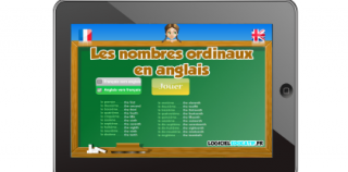 anglais nombres ordinaux